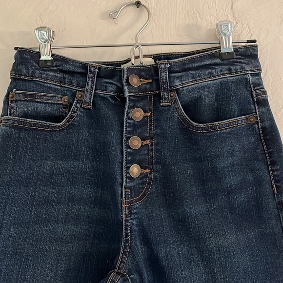 Goodthreads Button Fly Wide Leg Jeans, Size 24/0, Dark Blue Denim - Picture 5 of 8